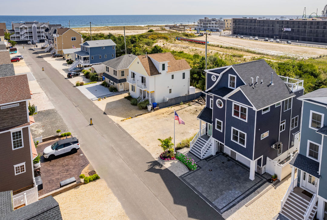 Colony Rd Ortley Beach NJ Dakan Rentals Aerial view