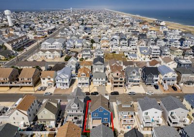 Fort Ave_Ortley Beach NJ House Rental_ Aerial View Home to beach