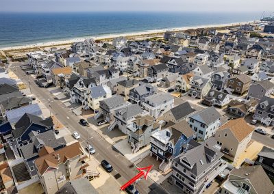 Fort Ave_Ortley Beach NJ House Rental_ Aerial View Home to beach