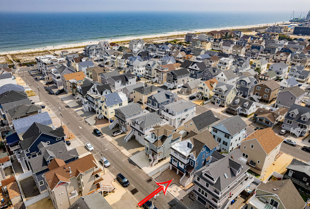 Fort Ave_House Rental Ortley Beach NJ Aerial View- Dakan Rentals