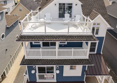 Fort Ave_Ortley Beach NJ House Rental_ Back House Aerial View Top Deck