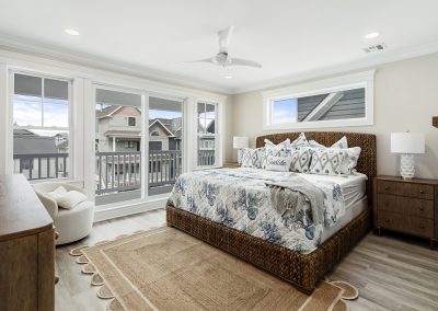 Fort Ave_Ortley Beach NJ House Rental_ King Bedroom_Balcony View