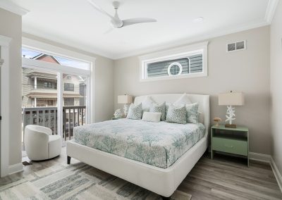 Fort Ave_Ortley Beach NJ House Rental_ King Bedroom_Balcony View