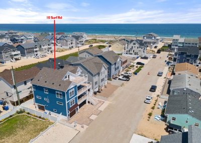 Surf_Rd_Ortley Beach NJ Rental Home Aerial View